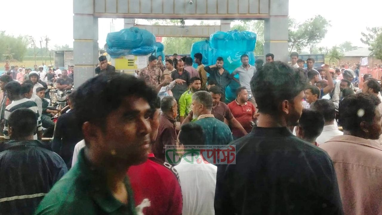 পাম্পে অপেক্ষারত অবস্থায় মোটরসাইকেল চালকের মৃত্যু