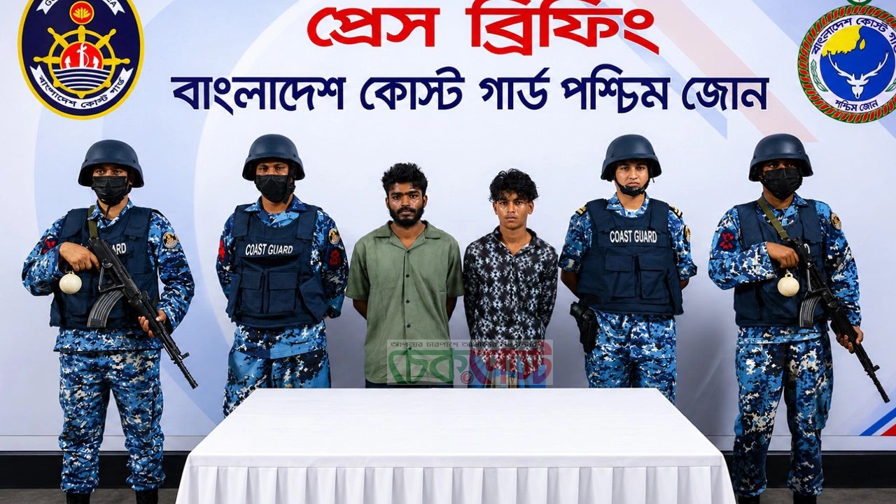 সুন্দরবনে পর্যটকদের ওপর ডাকাতির চেষ্টা কোস্টগার্ডের অভিযান