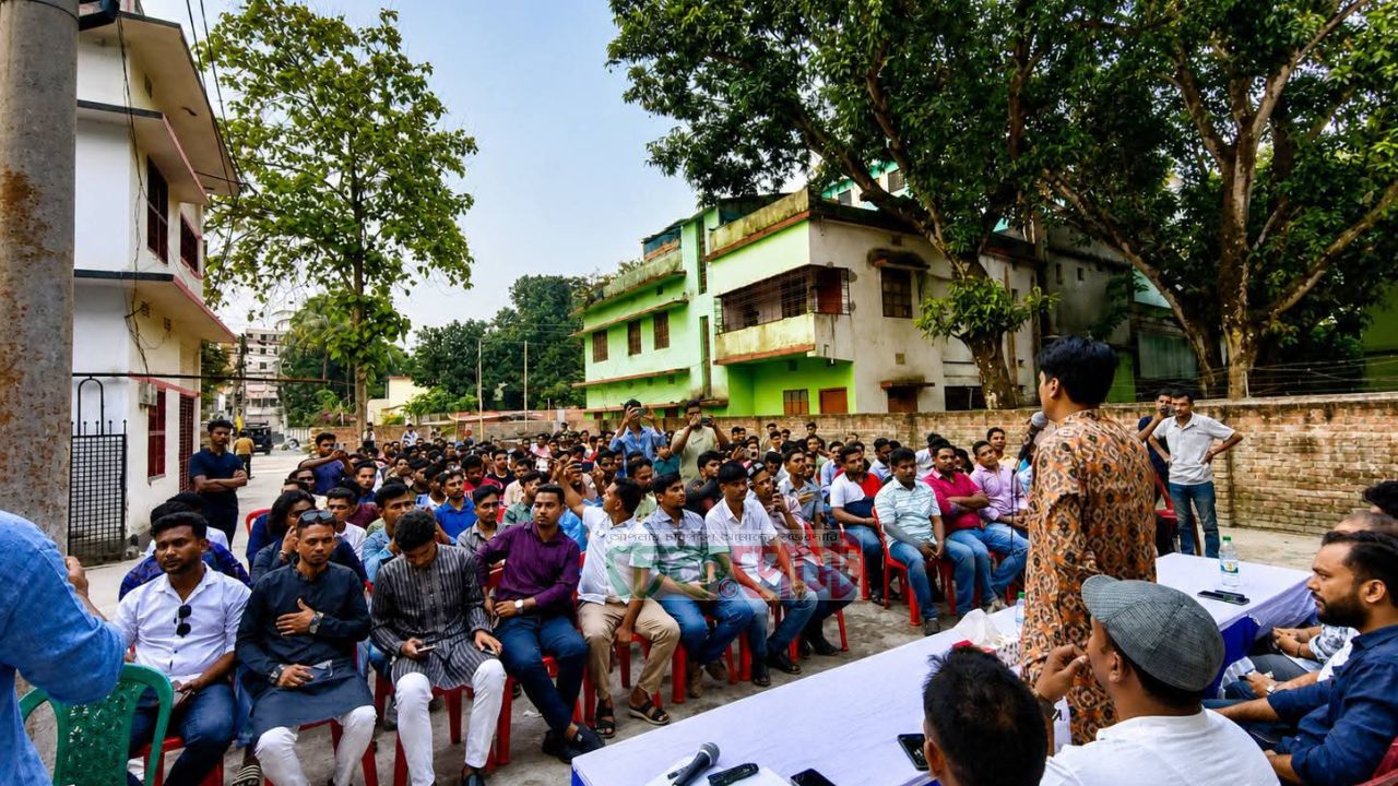 চাঁপাইনবাবগঞ্জে ছাত্রদলের নতুন কমিটি, ঐক্যের ডাক