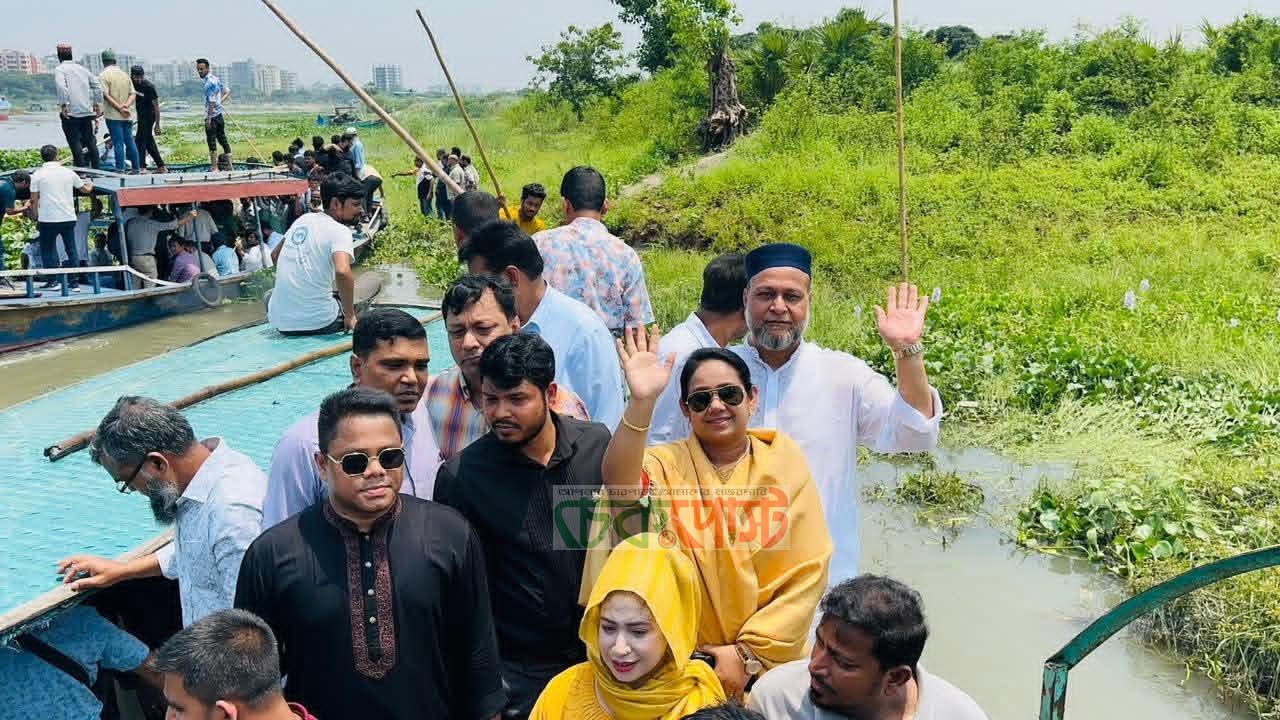 সাভার–মিরপুর তুরাগ সেতু প্রকল্পে সরেজমিন পরিদর্শন এমপি তুলির