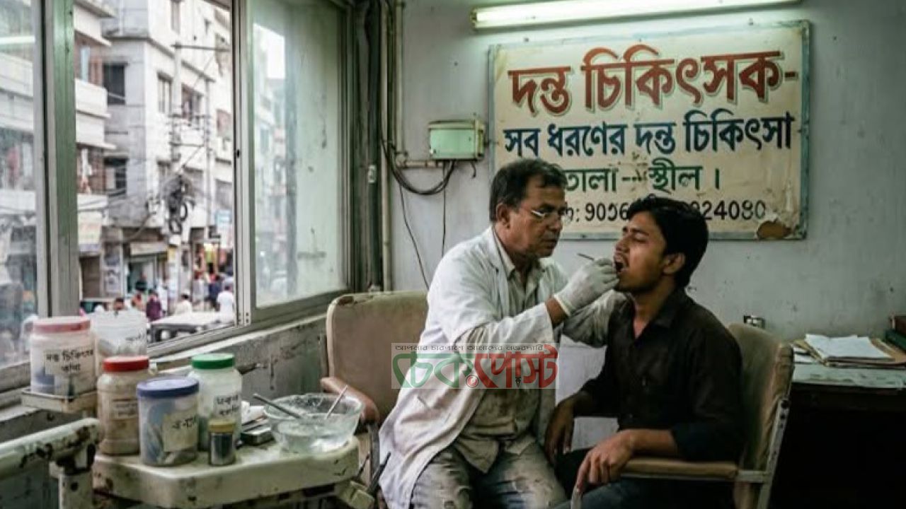 দাঁতের চিকিৎসায় ভয়াবহ অব্যবস্থা খুলনায় কথিত ডেন্টিস্টদের বিরুদ্ধে অভিযোগ