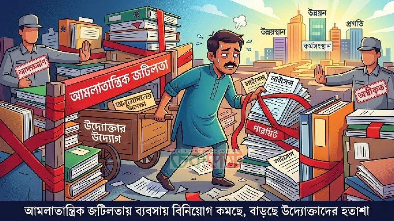 আমলাতান্ত্রিক জটিলতায় কমছে বিনিয়োগ, হতাশ উদ্যোক্তারা
