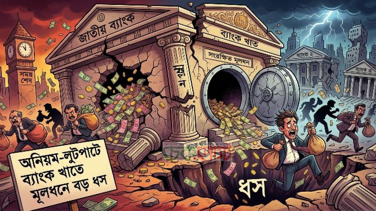 অনিয়ম-লুটপাটে ব্যাংক খাতে মূলধনে বড় ধস