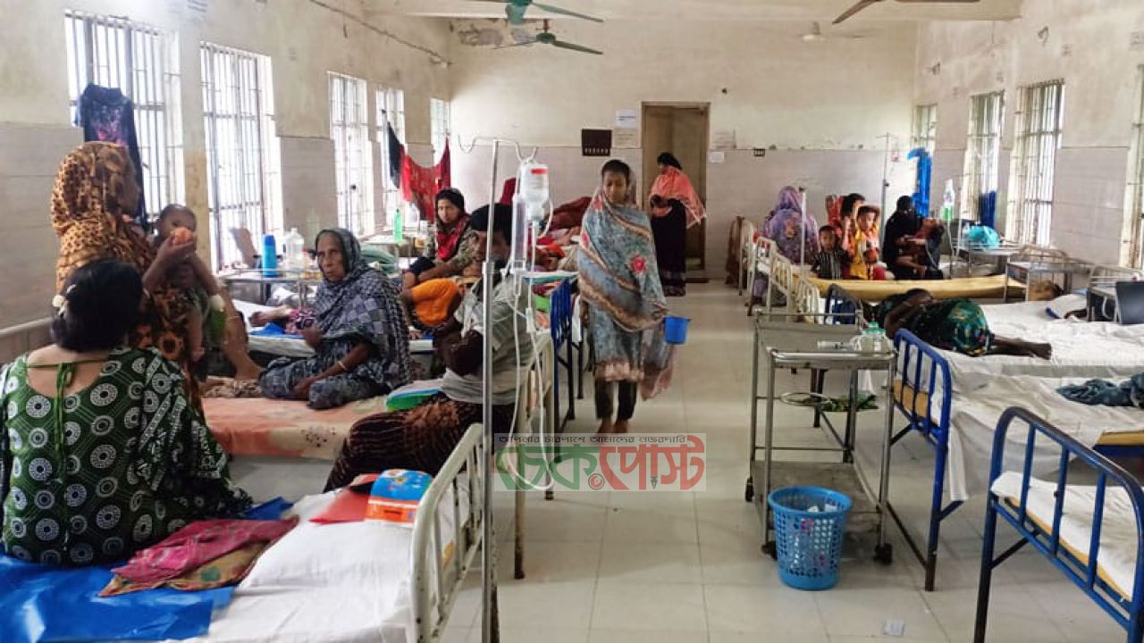লাখাইয়ে রোগের প্রকোপে হাসপাতালে বেড সংকট