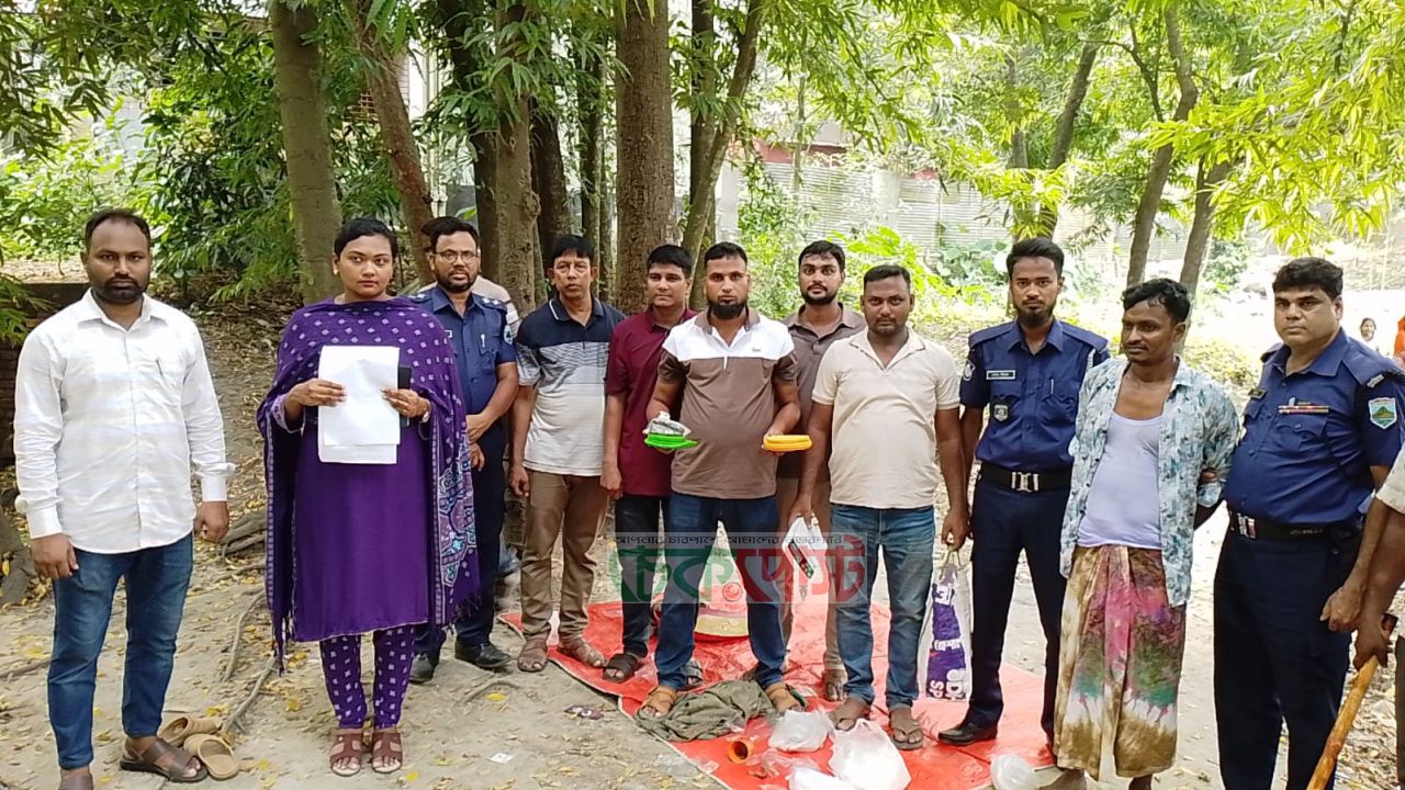 বেড়ায় মাদকবিরোধী অভিযানে ৩ জনের কারাদণ্ড, জরিমানা ১ লাখ টাকা
