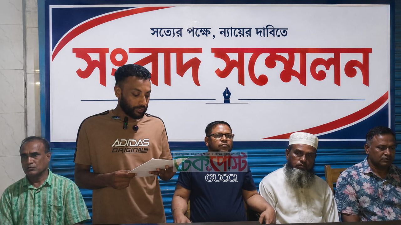 ছাতকে ব্যবসায়ী জহিরের ওপর হামলা, সংবাদ সম্মেলনে বিচার দাবি