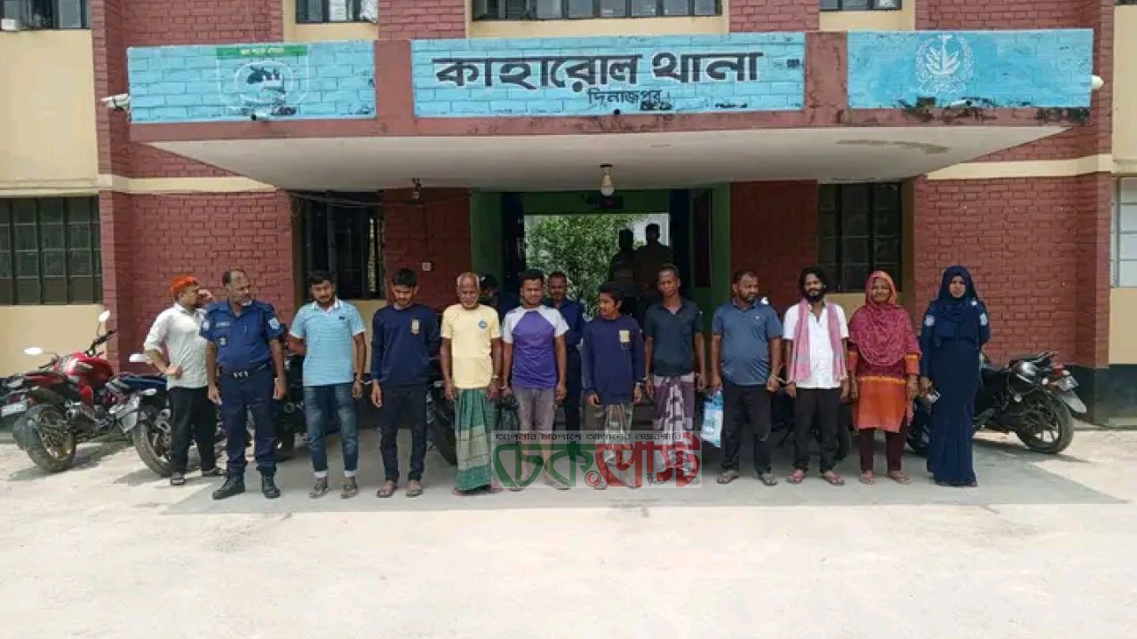 কাহারোলে মাদকসহ স্বেচ্ছাসেবক দল নেতা আটক, ভ্রাম্যমাণ আদালতে সাজা