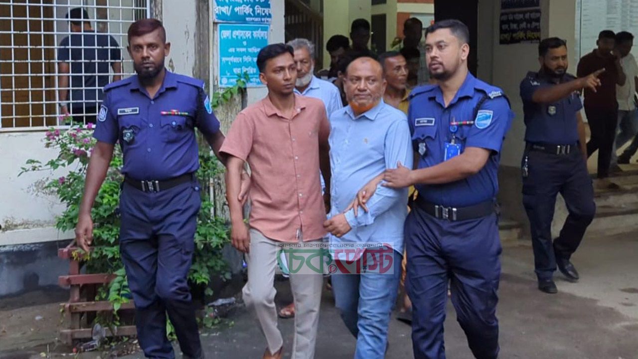 চাঁদাবাজি মামলায় বিএনপি নেতা ও ছেলে আদালতের নির্দেশে জেলহাজতে