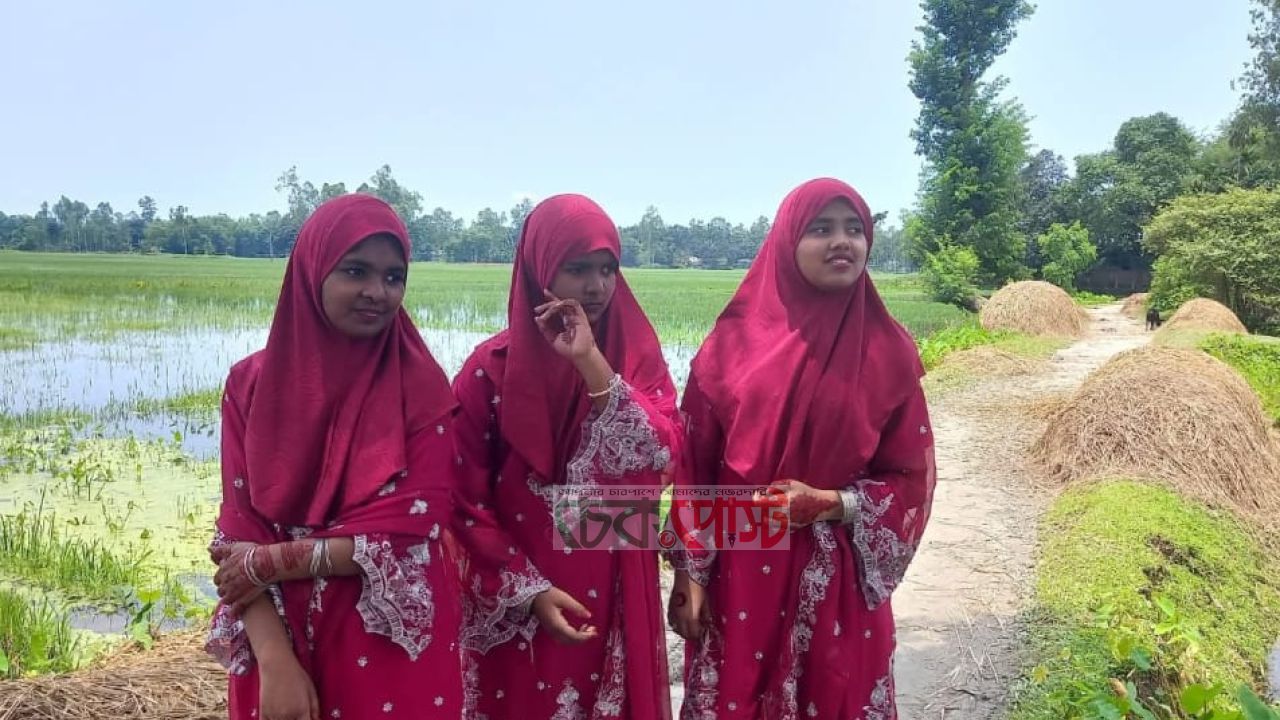 এক পরিবারের তিন বোনের ট্যালেন্টপুল বৃত্তি, কুড়িগ্রামে গড়ল অনন্য নজির