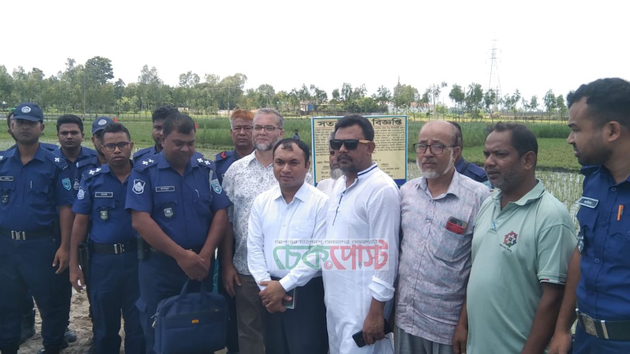 সৈয়দপুরে ৫ বছর পর আদালতের মাধ্যমে জমির দখল পেলেন ৩ ক্রেতা