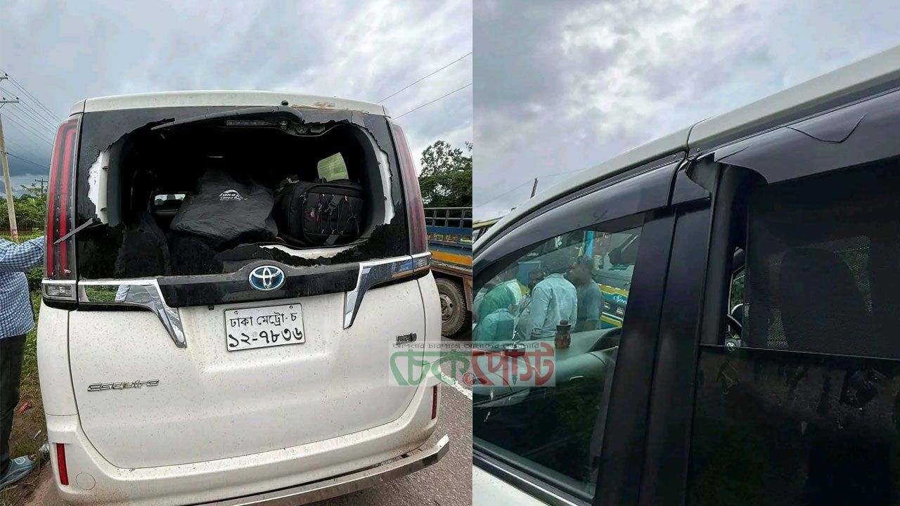 ২০ মিনিটের ব্যবধানে দুই হামলা, সিলেটে এনসিপির গাড়িবহর টার্গেট 