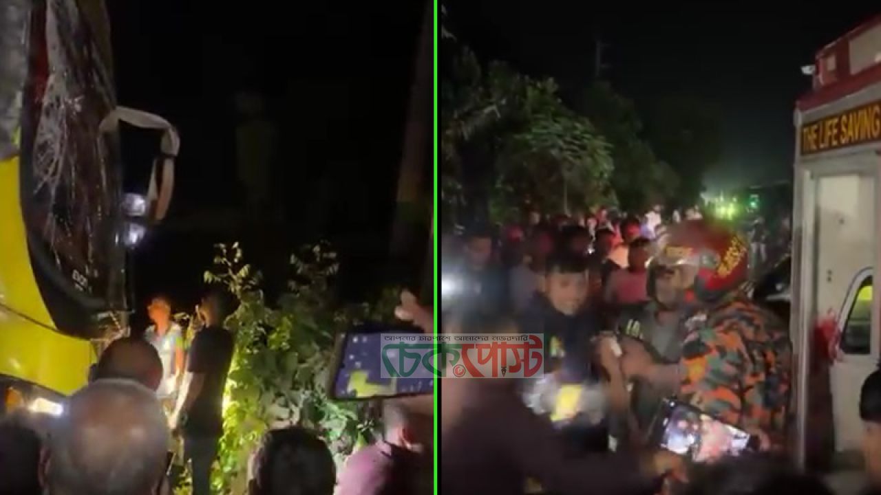 মধুপুরে সড়কে মৃত্যুর মিছিল, মুখোমুখি সংঘর্ষে প্রাণ গেল ৩ জনের, আহত ২৫ 