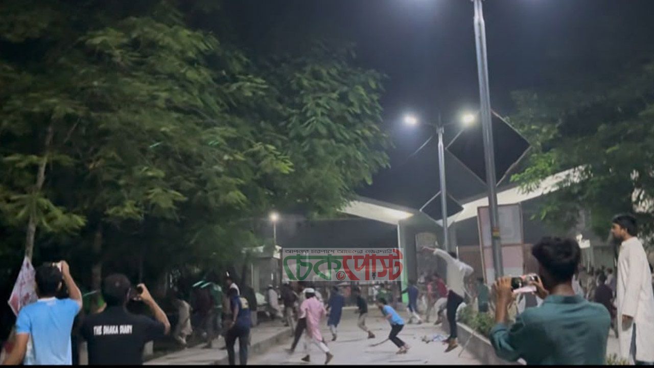বেরোবিতে ছাত্রদল-শিবির সংঘর্ষ, মাঠে ধাওয়া-পাল্টা ধাওয়া