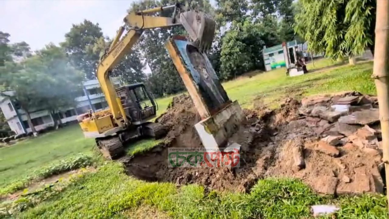 ছাত্রলীগ ইস্যুতে উত্তাল জাবিপ্রবি, বিক্ষোভের পর অপসারণ তিন প্রতিকৃতি