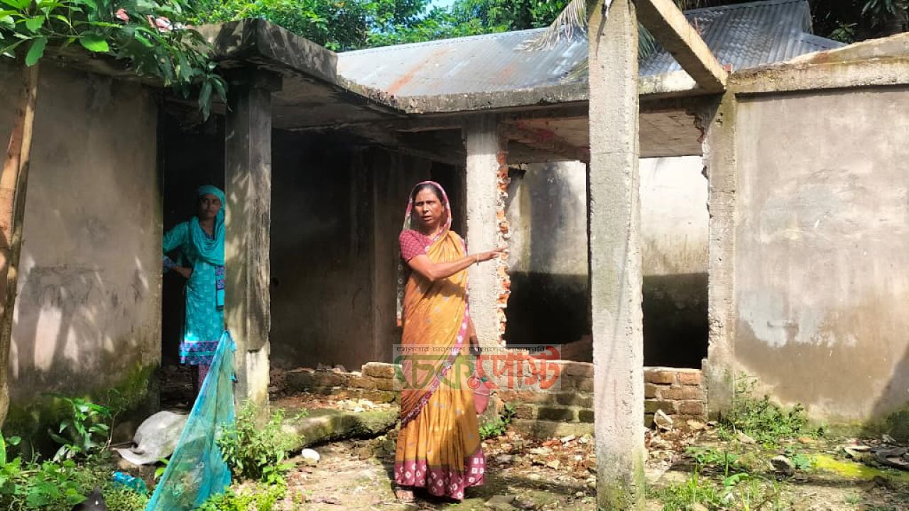 দিরাইয়ে সংঘর্ষের পর প্রতিপক্ষের বাড়িতে হামলা, নিরাপত্তাহীনতায় পরিবার
