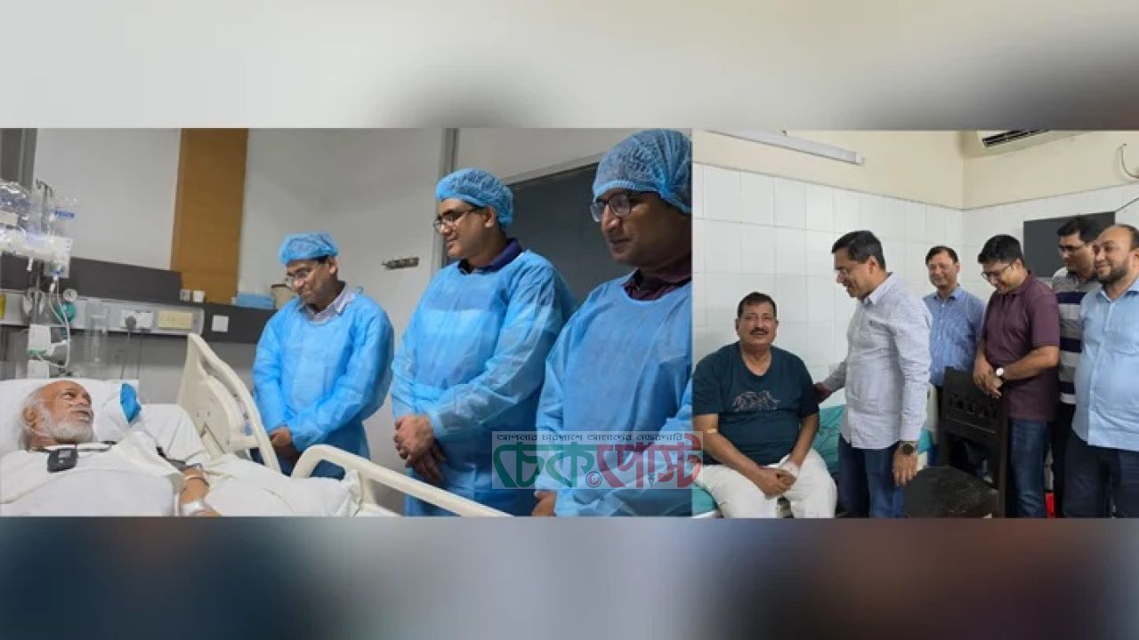 হাসপাতালে চিকিৎসাধীন দুই মন্ত্রীকে দেখতে গেলেন প্রধানমন্ত্রীর ব্যক্তিগত চিকিৎসক